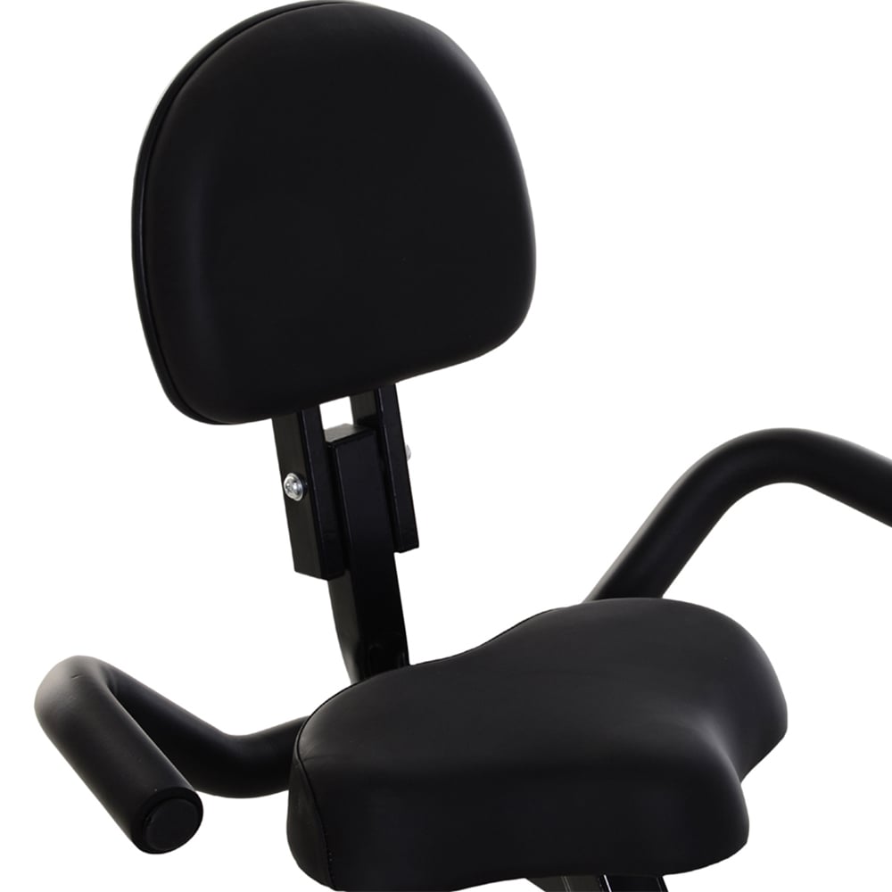 HOMCOM 2 in 1 Magnetic Resistance Folding Exercise Bike Image 5