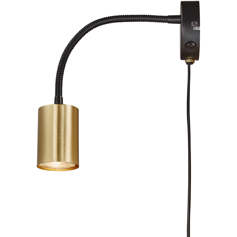 Nordlux Explore Flex Brass Wall Light Image 1