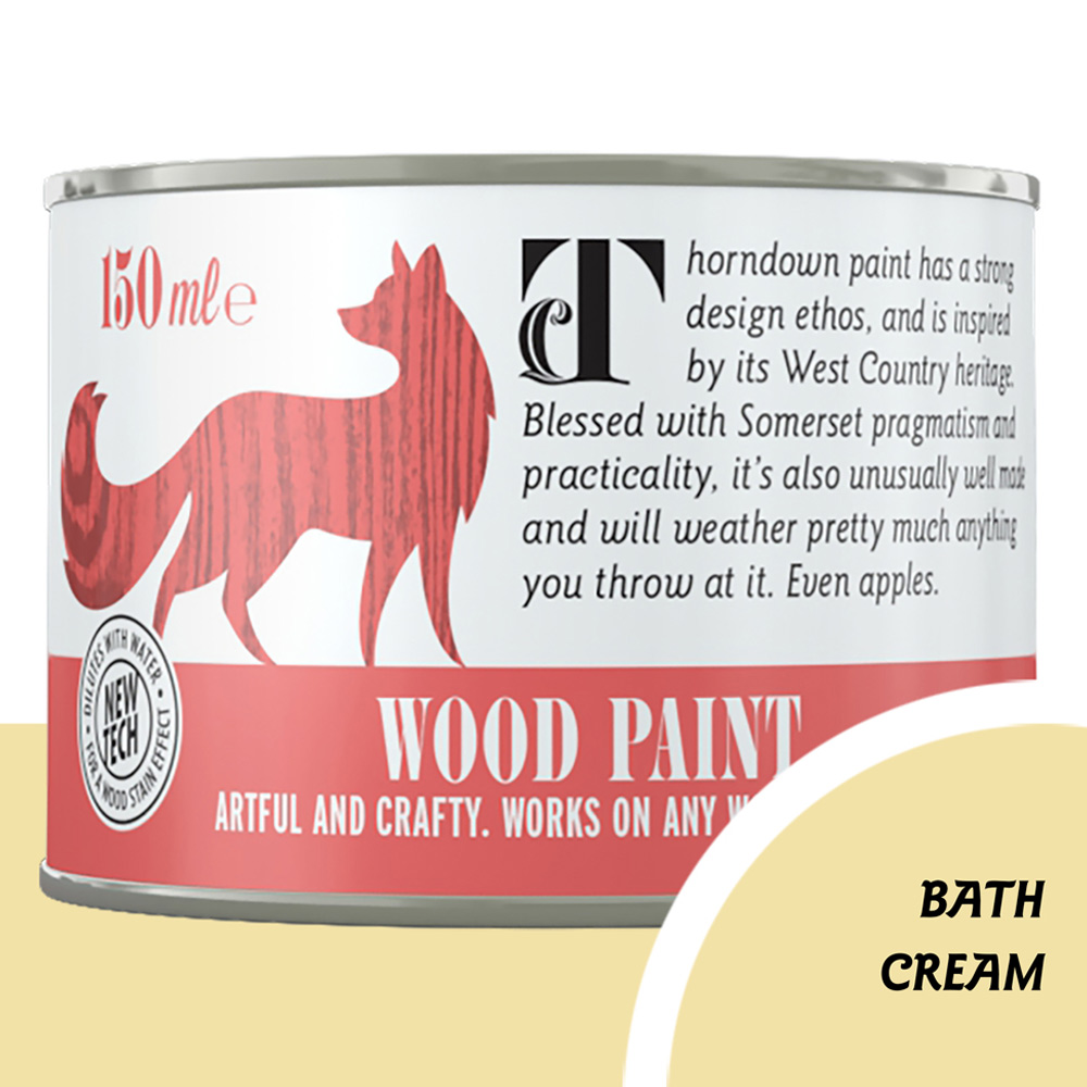 Thorndown Bath Cream Satin Wood Paint 150ml Image 3