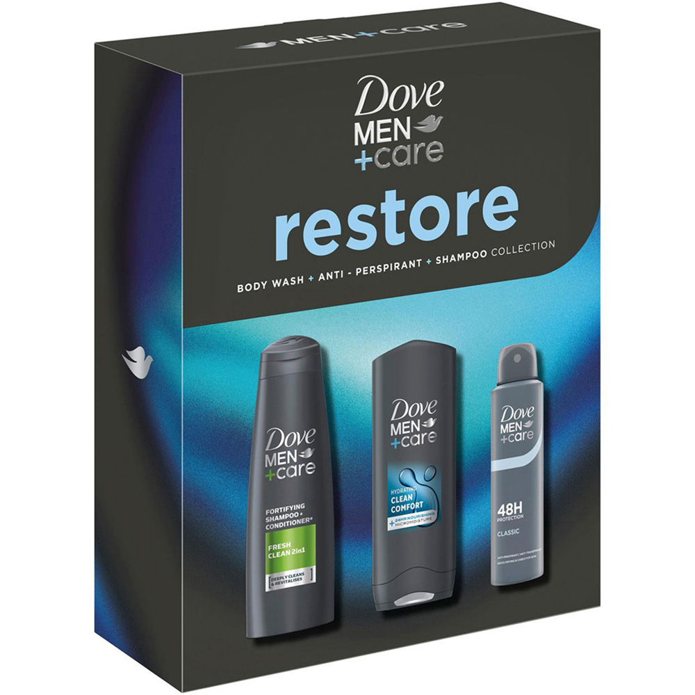 Dove Men+Care Restore Trio Gift Set 3 Pack Image 4