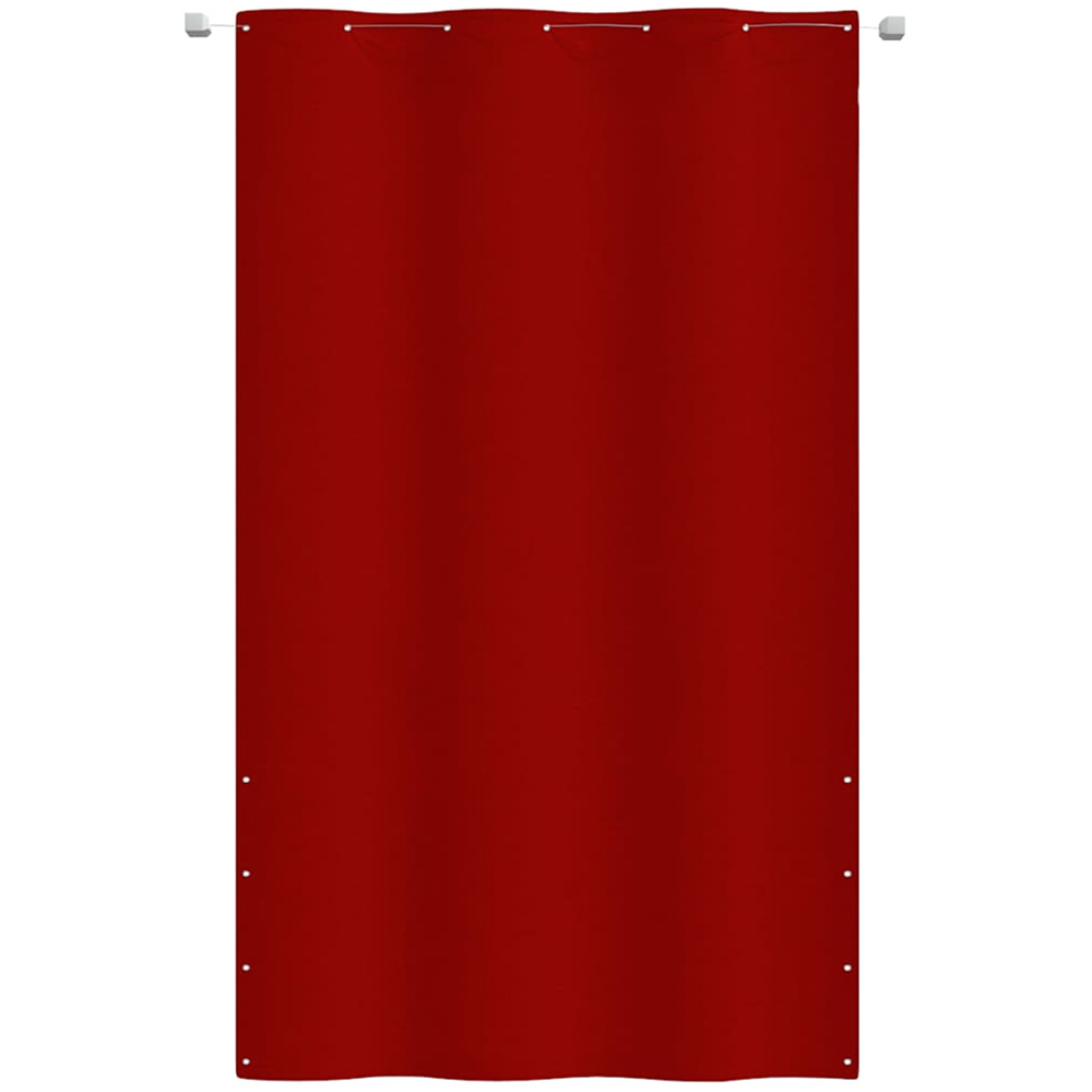 vidaXL 140 x 240cm Red Oxford Fabric Balcony Privacy Screen Image 2