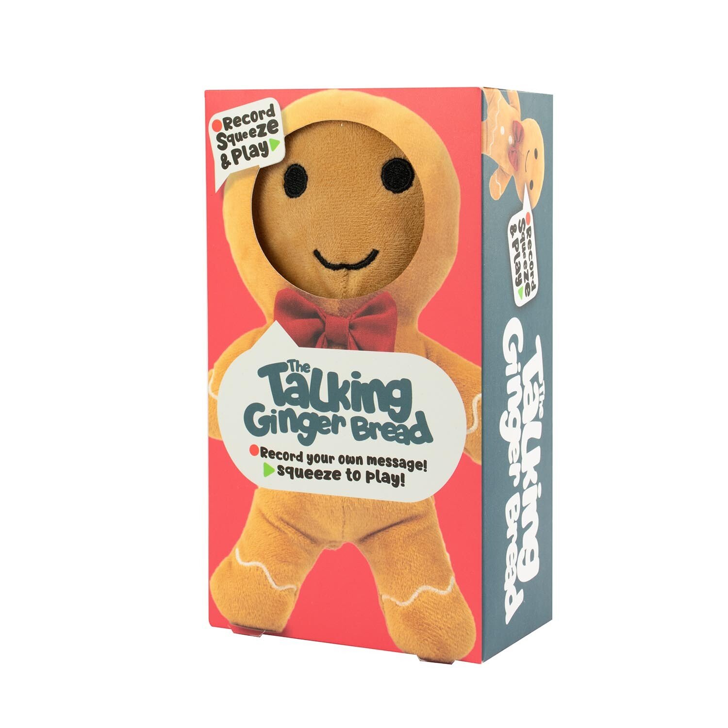 Brown Talking Gingerbread Man Toy Image 2