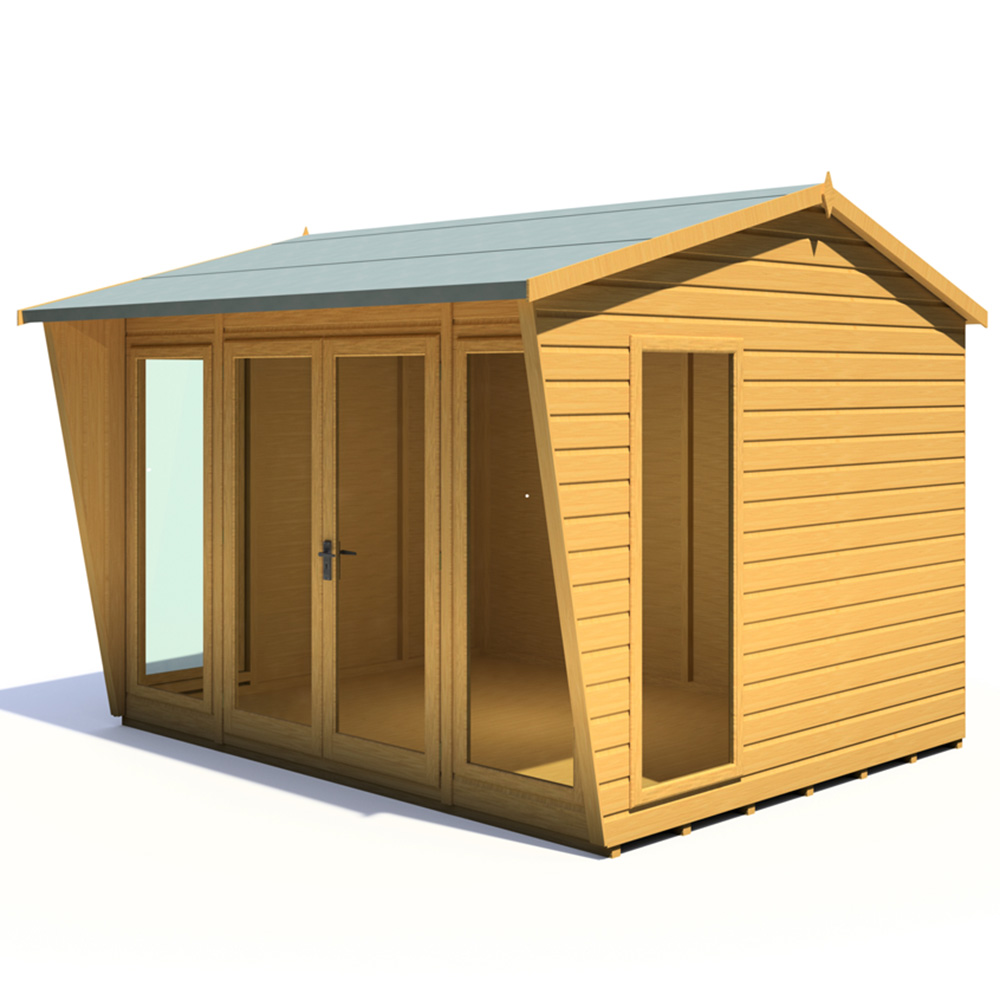 Shire Burghclere 10 x 8ft Double Door Contemporary Summerhouse Image 3