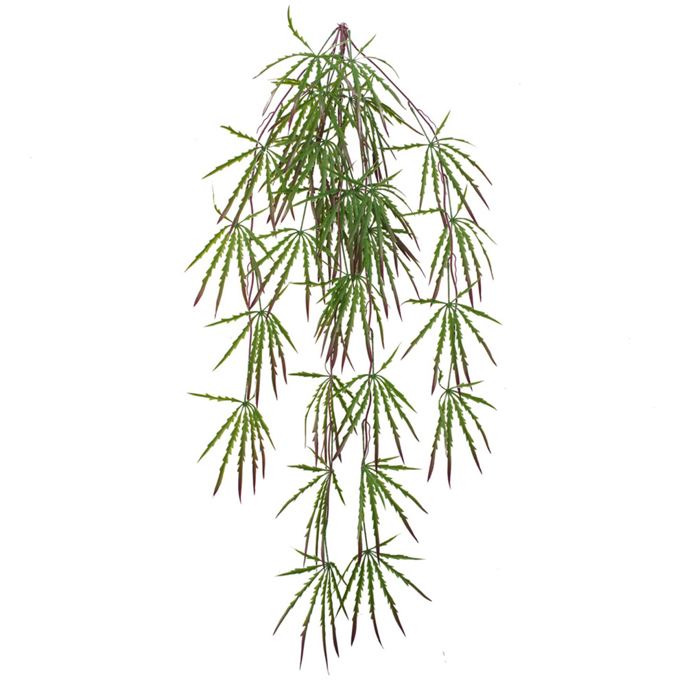 Leaf Fern Hanging Artificial Plant 3ft Image 1