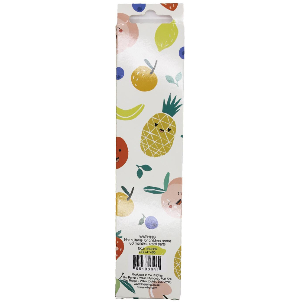 Pack of 6 Summer Fruits Pencils Image 3