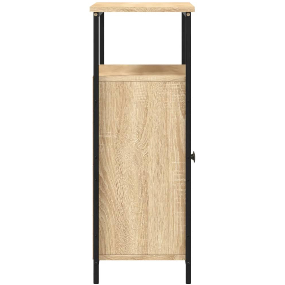 vidaXL 2 Door Single Shelf Sonoma Oak Sideboard Image 7