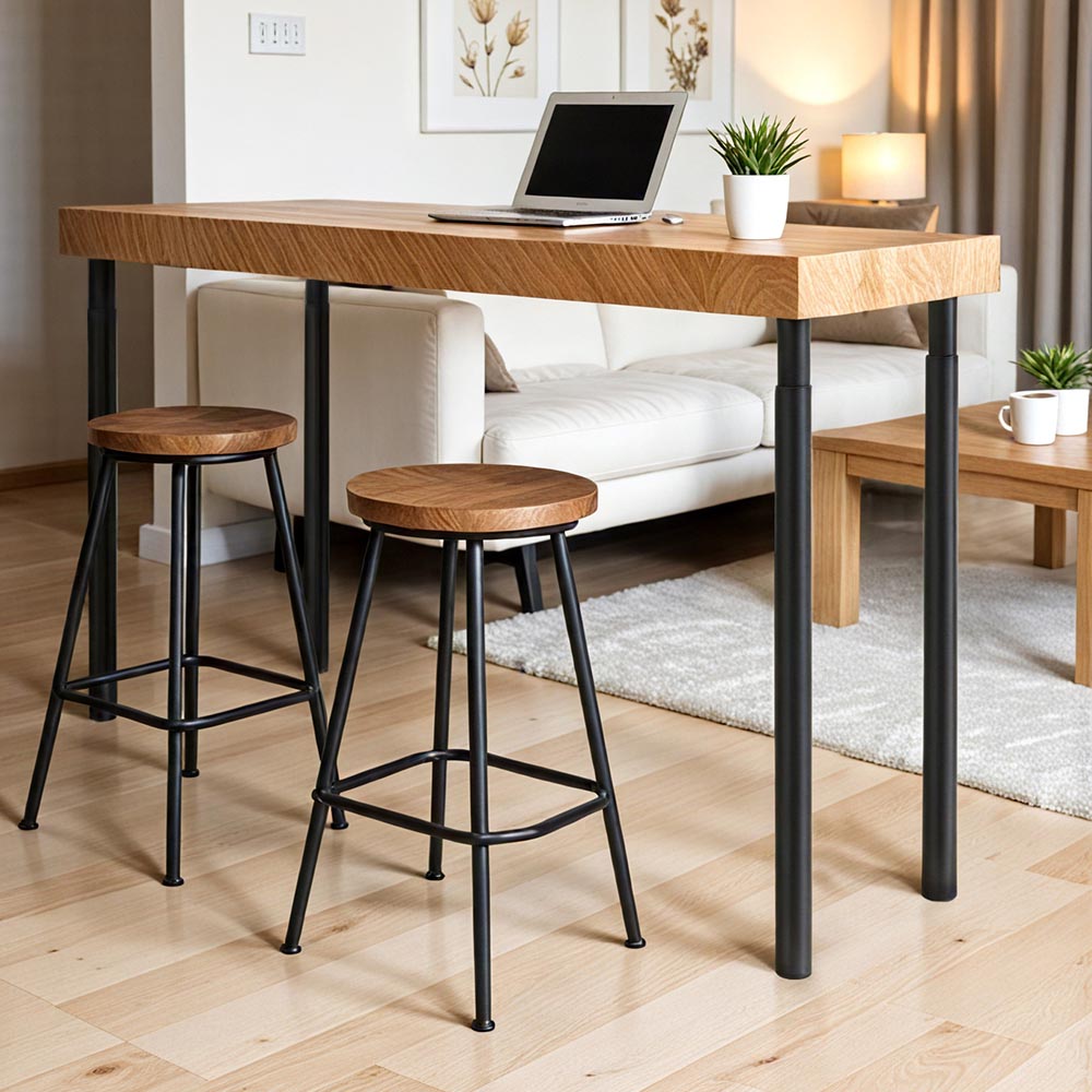 Living and Home Adjustable Metal Furniture Leg Image 2