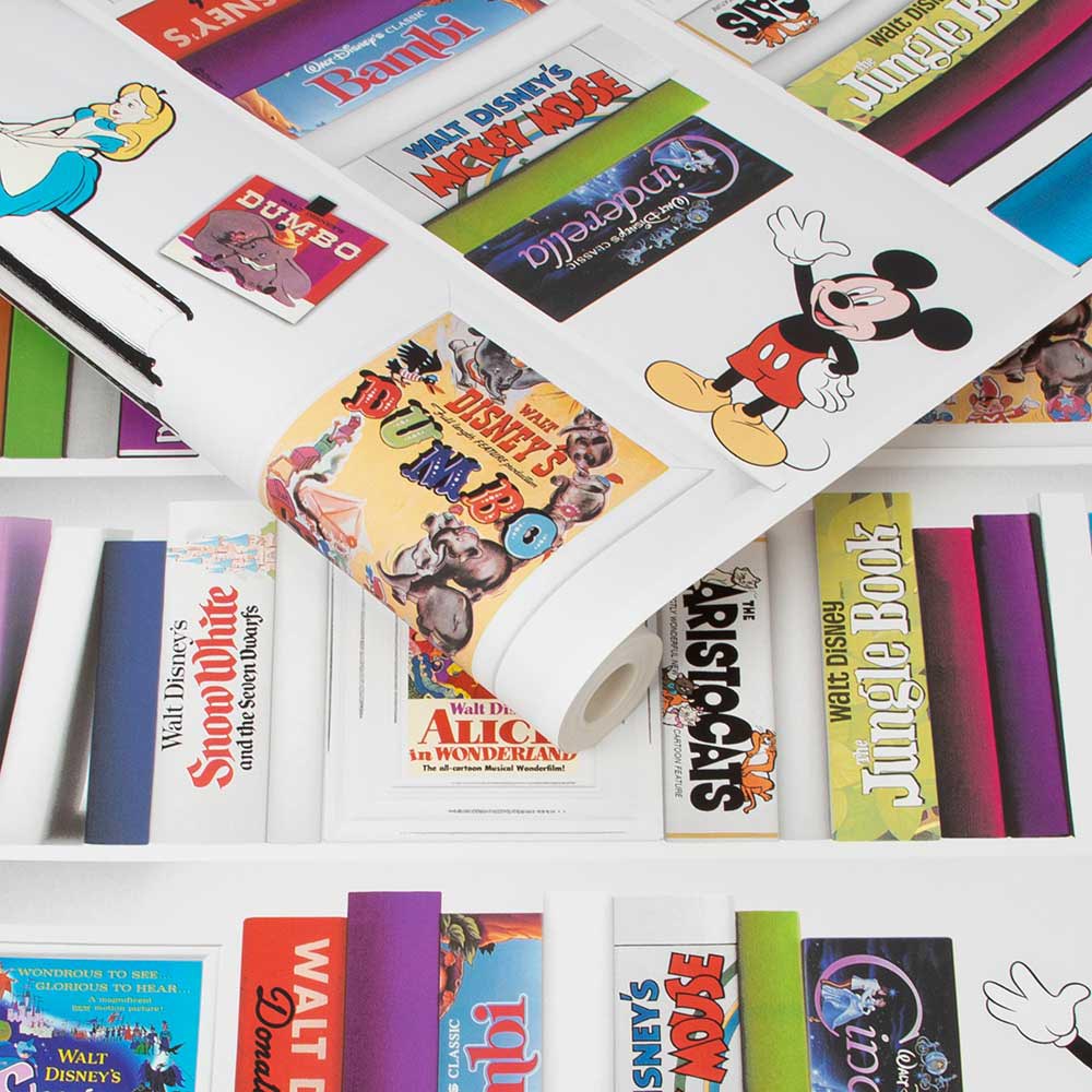 Disney Bookshelf Multi Wallpaper Image 2