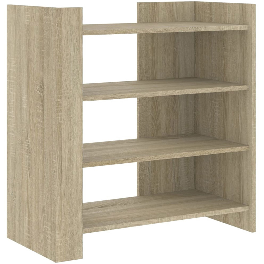 vidaXL 4 Shelf Sonoma Oak Sideboard Image 2