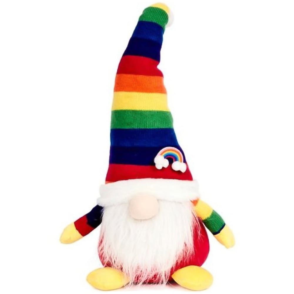 Samuel Alexander Rainbow Plush Sitting Gonk Christmas Decoration 45cm Image 1