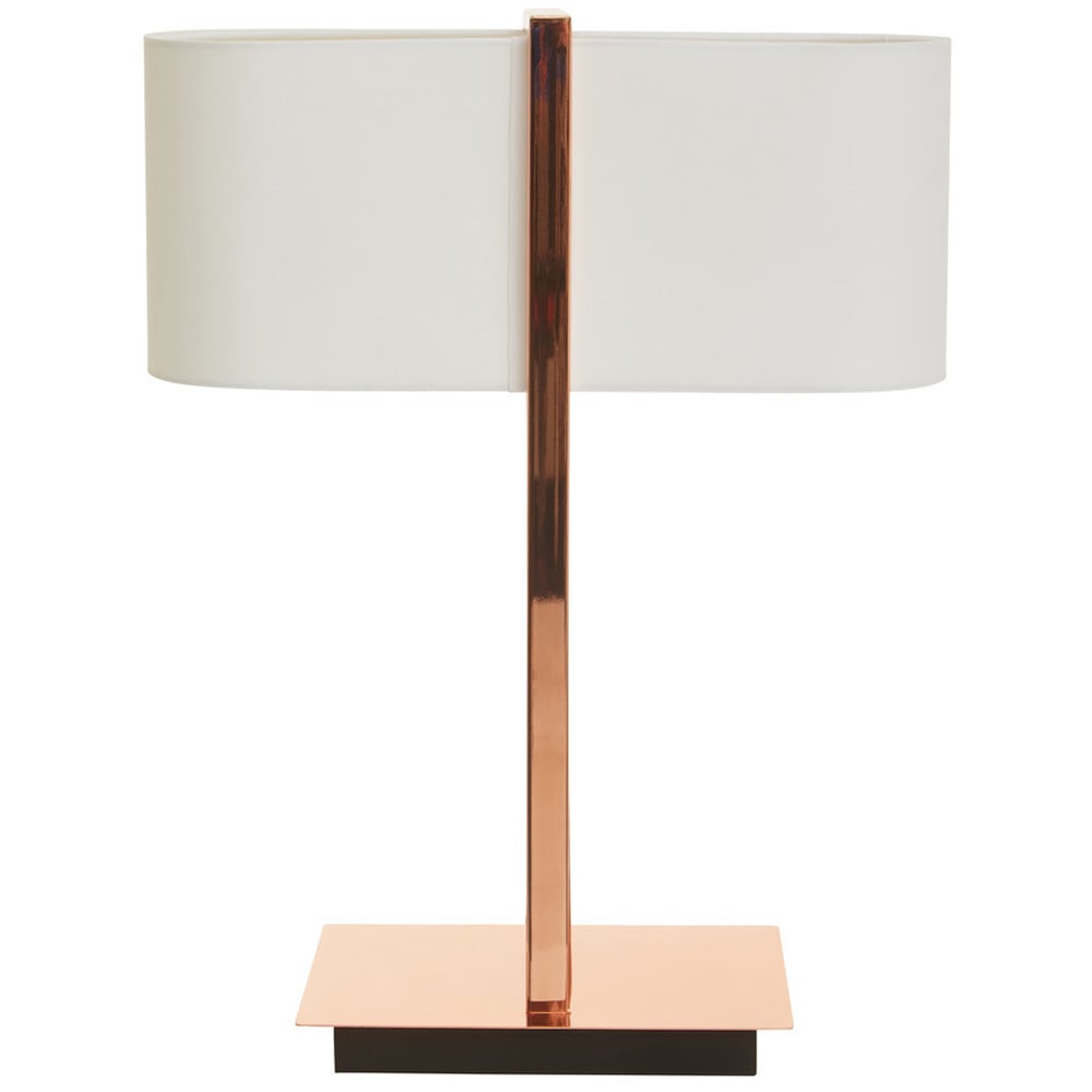 Premier Housewares Chrome Finish Table Lamp Image 3