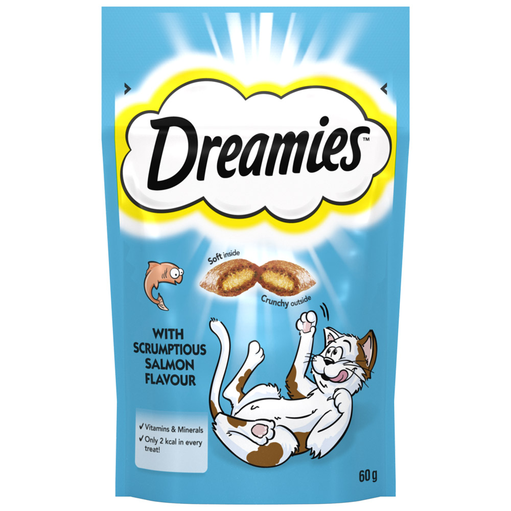 Dreamies Salmon Cat Treats 60g Image 2