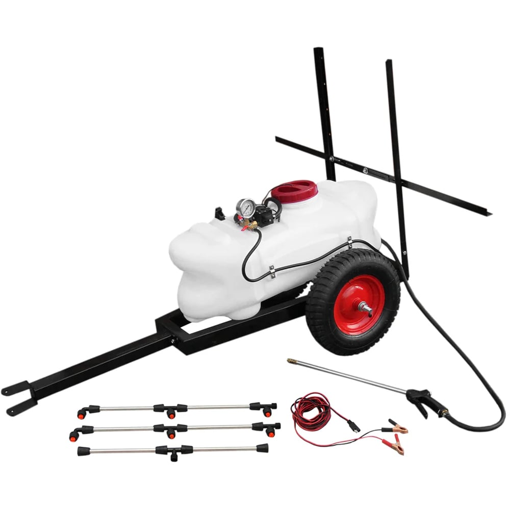 MonsterShop Maxblast 12V ATV Trailer and Sprayer 60L Image 1