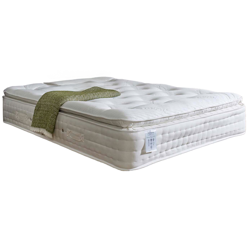 Eleganza Home Pillow Top Super King Size 3000 Pocket Medium Mattress Image 1