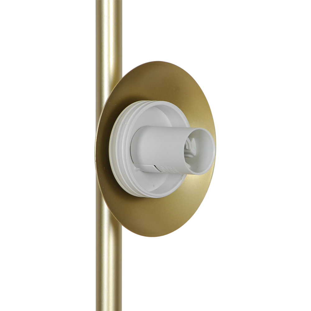 Nordlux Lilly 3 Light Brass Opal Glass Floor Lamp Image 5