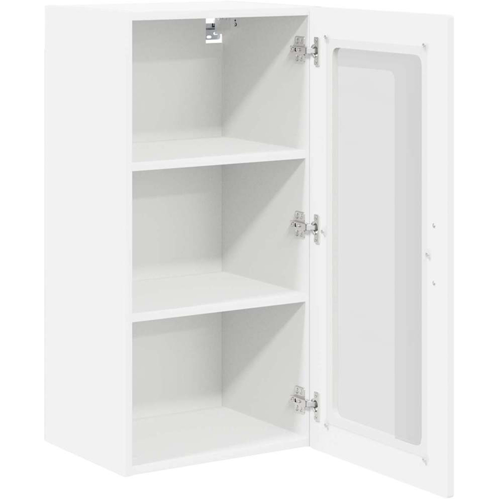 vidaXL Kalmar Single Door White Wall Kitchen Cabinet 2 Pack Image 4
