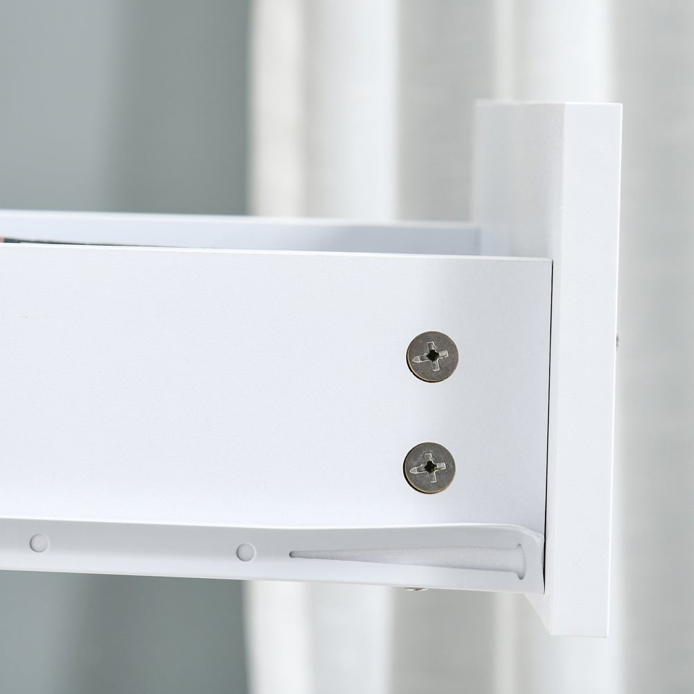 Portland 2 Door 2 Drawer White High Gloss Side Cabinet Image 3