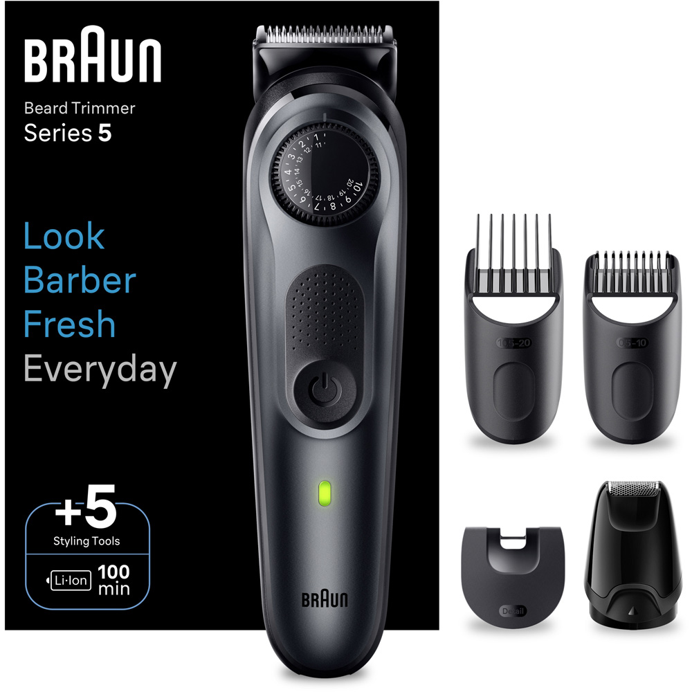 Braun Series 5 BT5420 Beard Trimmer Black Image 2