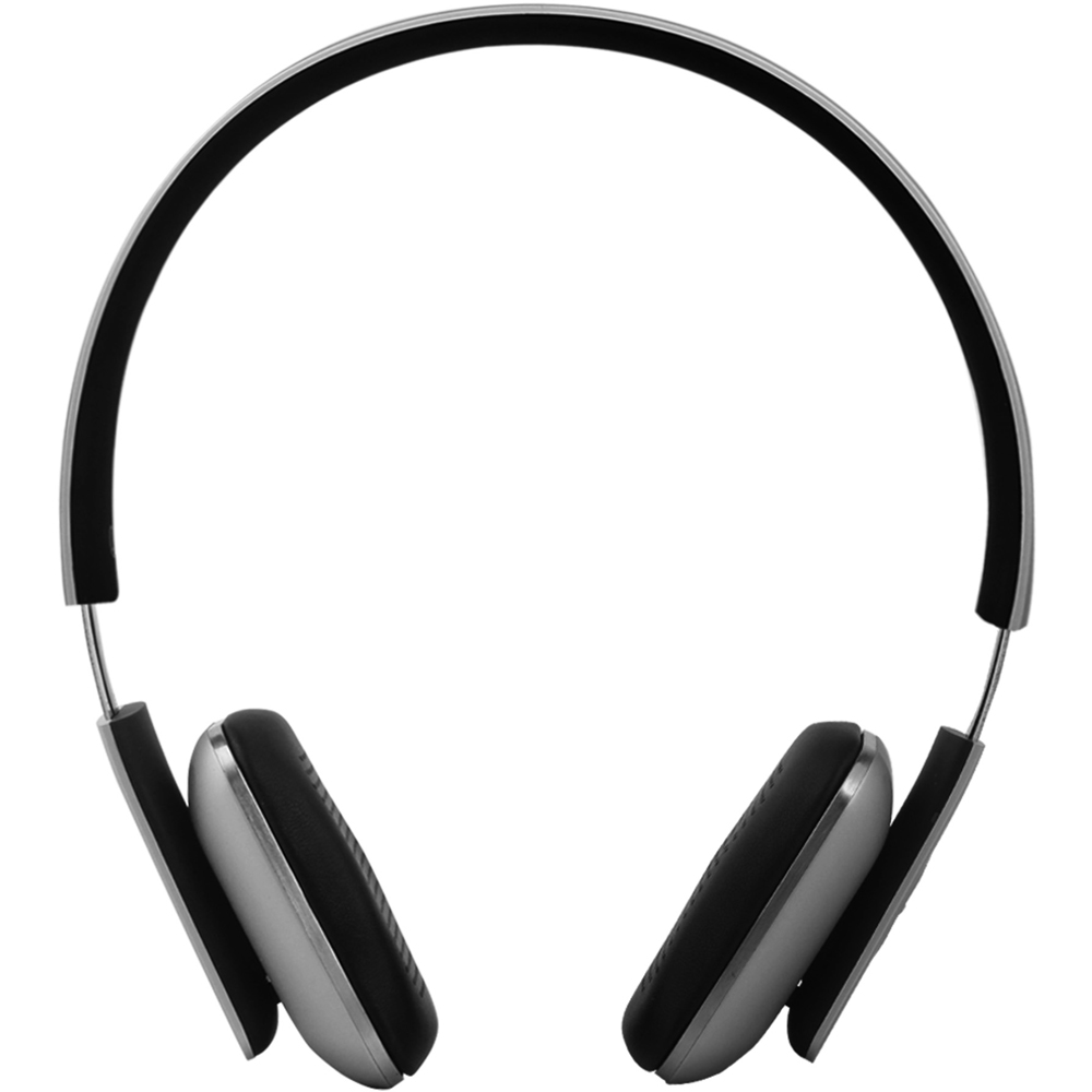 August EP636S Silver Wireless Rechargeable On-Ear NFC Bluetooth Headphones with Mic Image 2