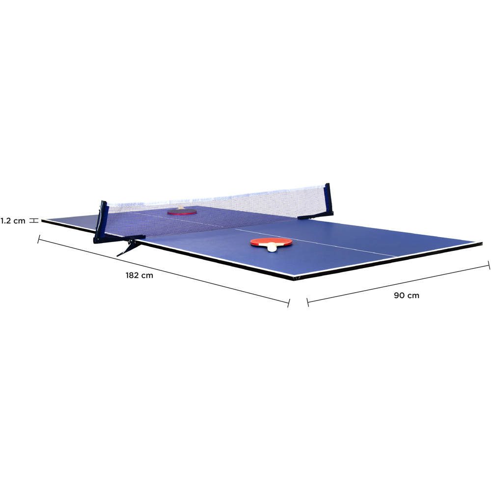 Charles Bentley Blue Table Tennis Table Top 6ft Image 9
