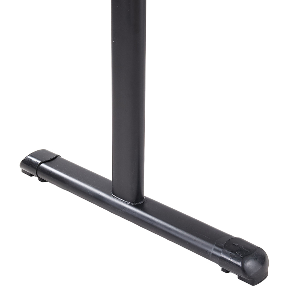 Living and Home Carbon Steel Frame Height Adjustable Laptop Desk with Crank Handle Black Image 6