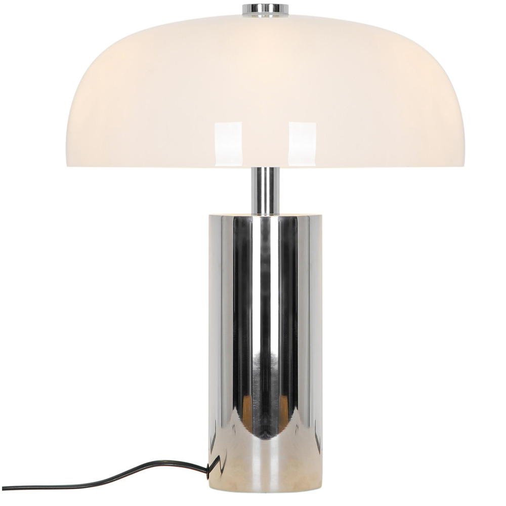 Nordlux Gabrielle Opal Shade Chrome Table Lamp Image 3