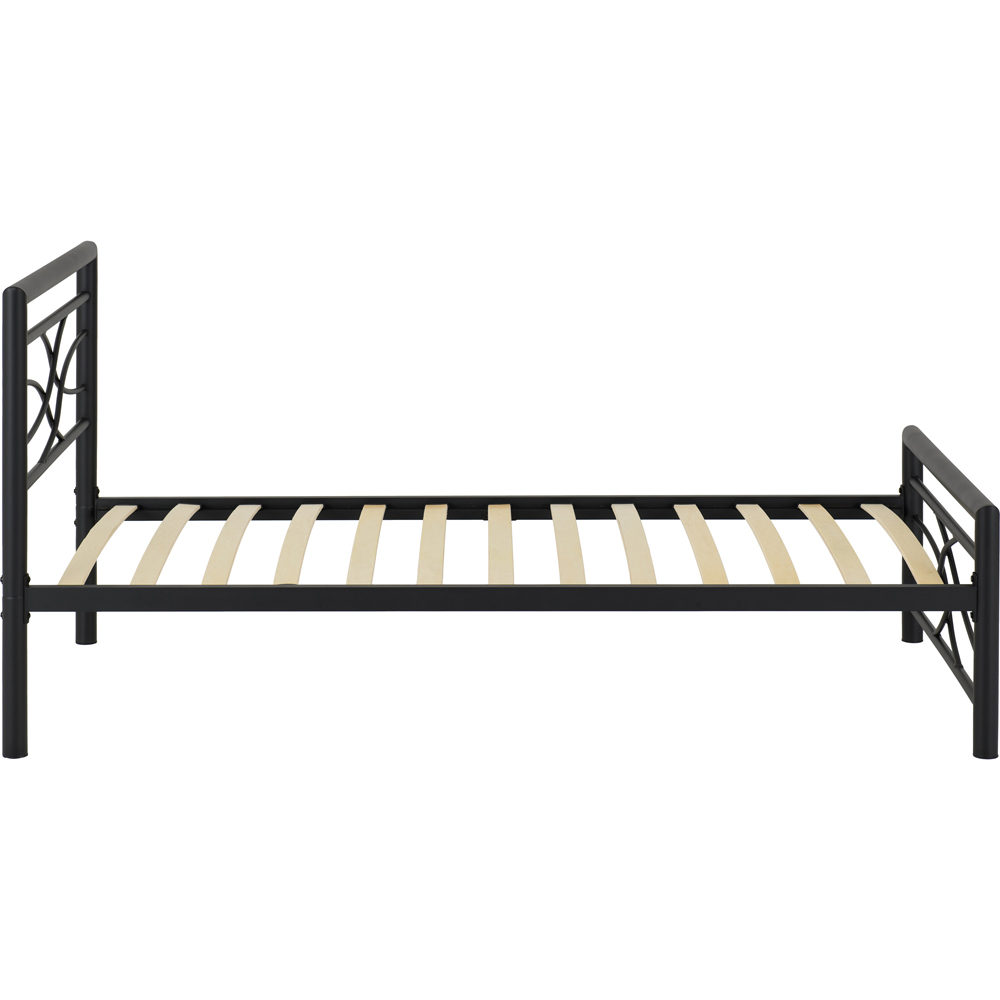 Seconique Kelly Single Black Bed Frame Image 5