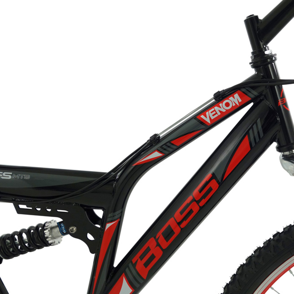 Boss Venom 26 inch Black and Red Mountain Bike Image 2