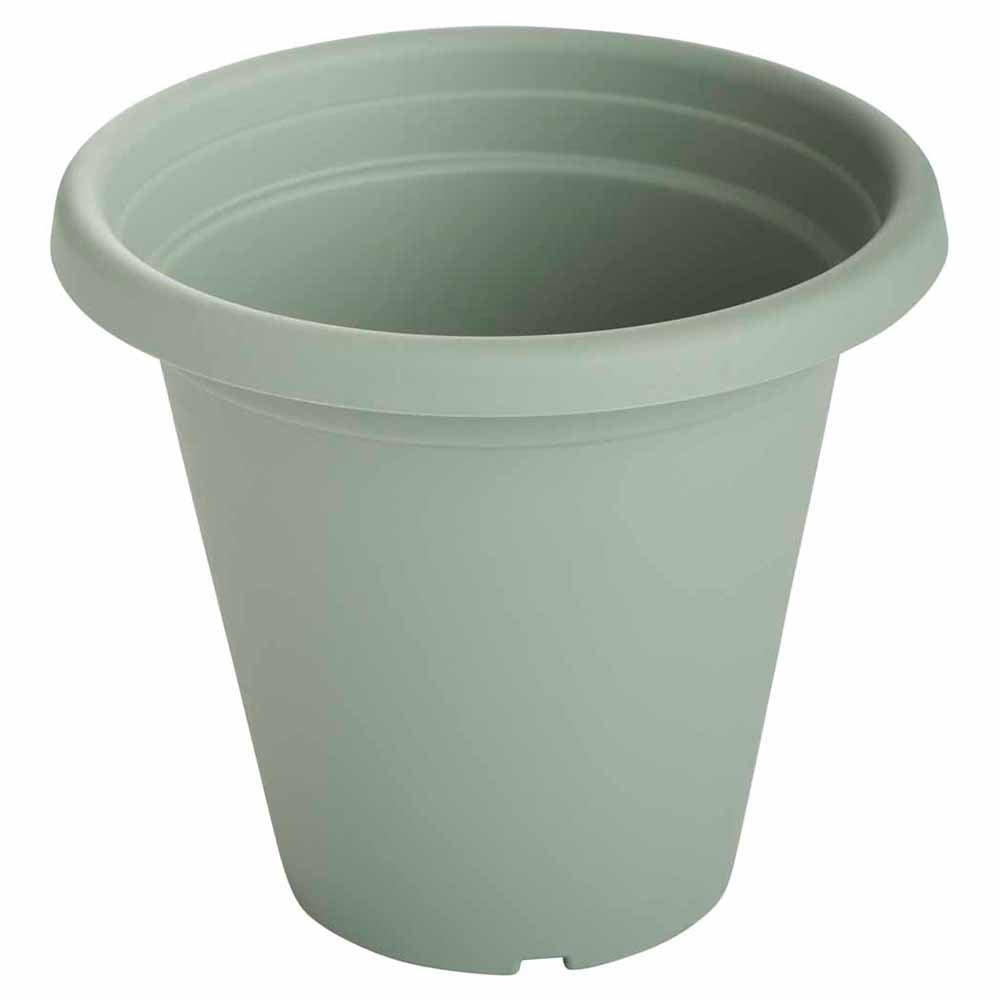 Clever Pots Sage Green Plastic Round Plant Pot 19/20cm Image 2
