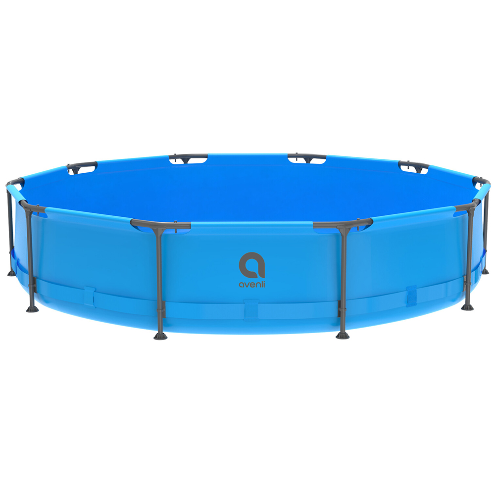 Frame Round Pool Set Blue 10ft | Wilko