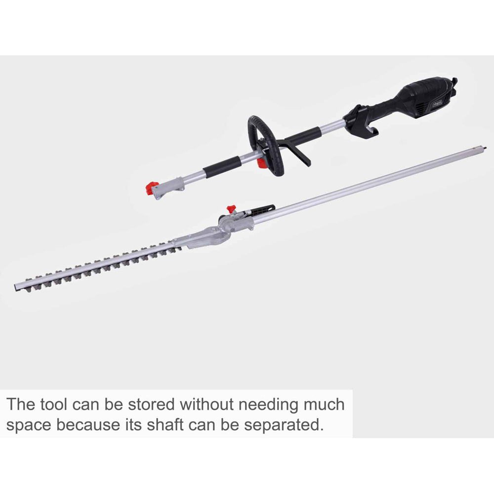 Scheppach ETHT1000 Telescopic Handle Electric Hedge Trimmer 1000W Image 4