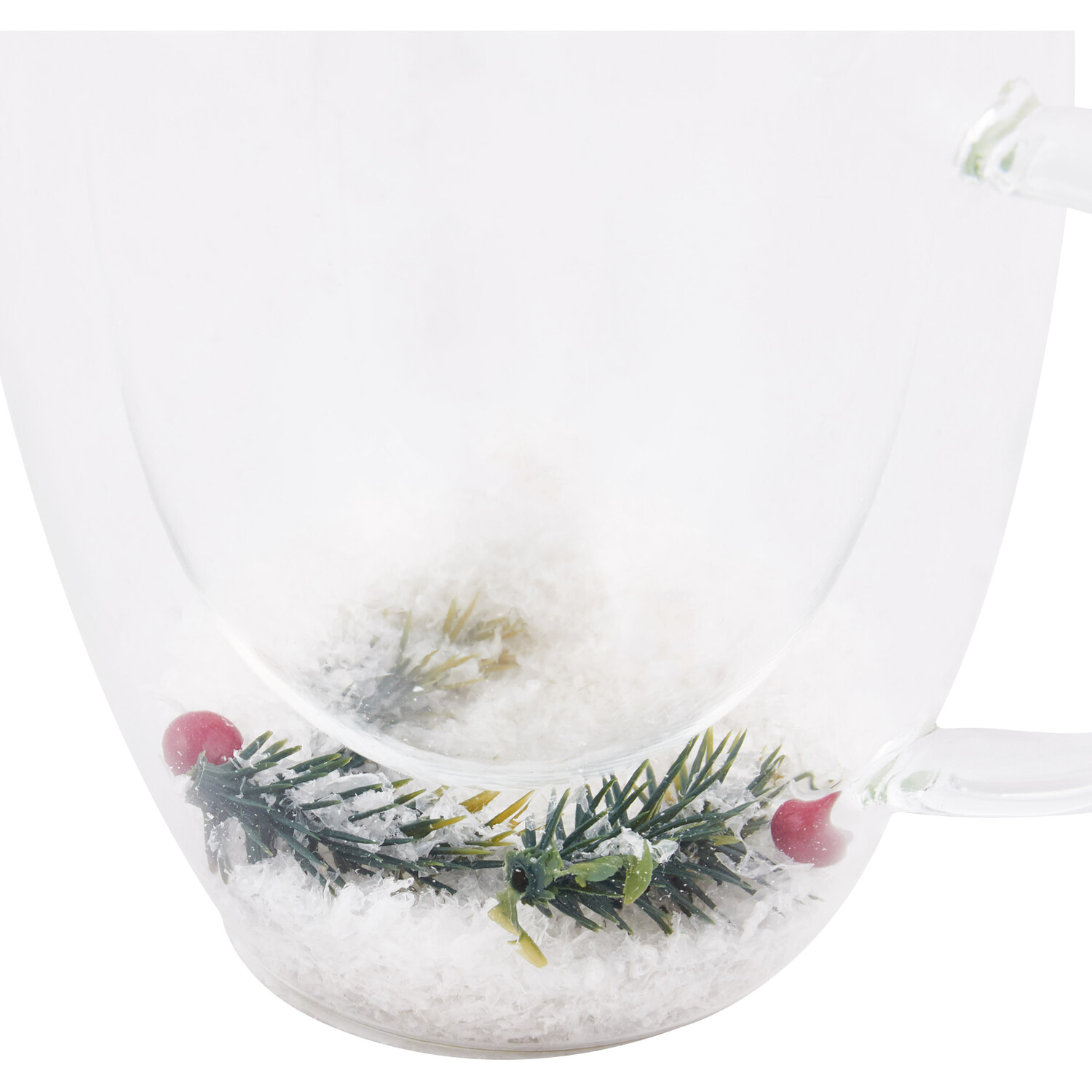 Wreath Double Wall Christmas Mug Image 4