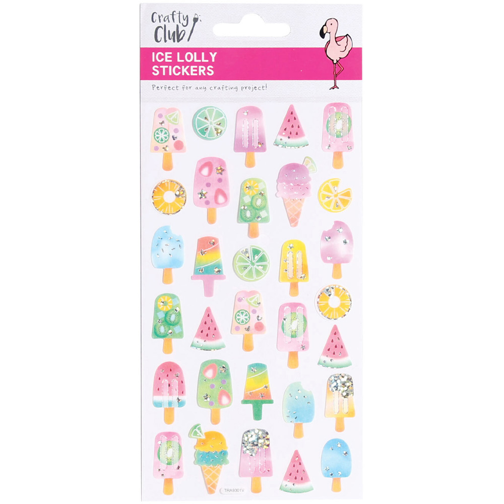 Crafty Club Ice Lolly Stickers Image