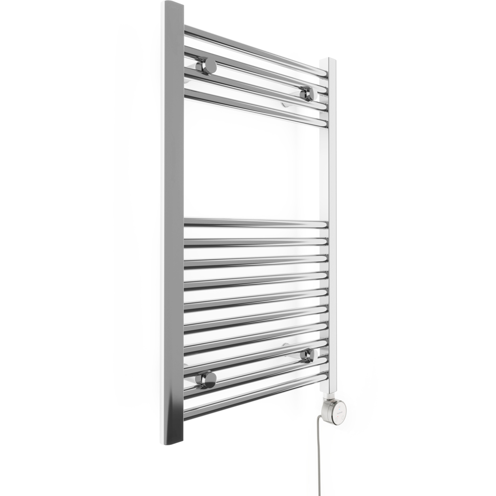 Terma Leo Chrome Electric Towel Rail with 43D Element Upgrade 800 x 500mm Image 2