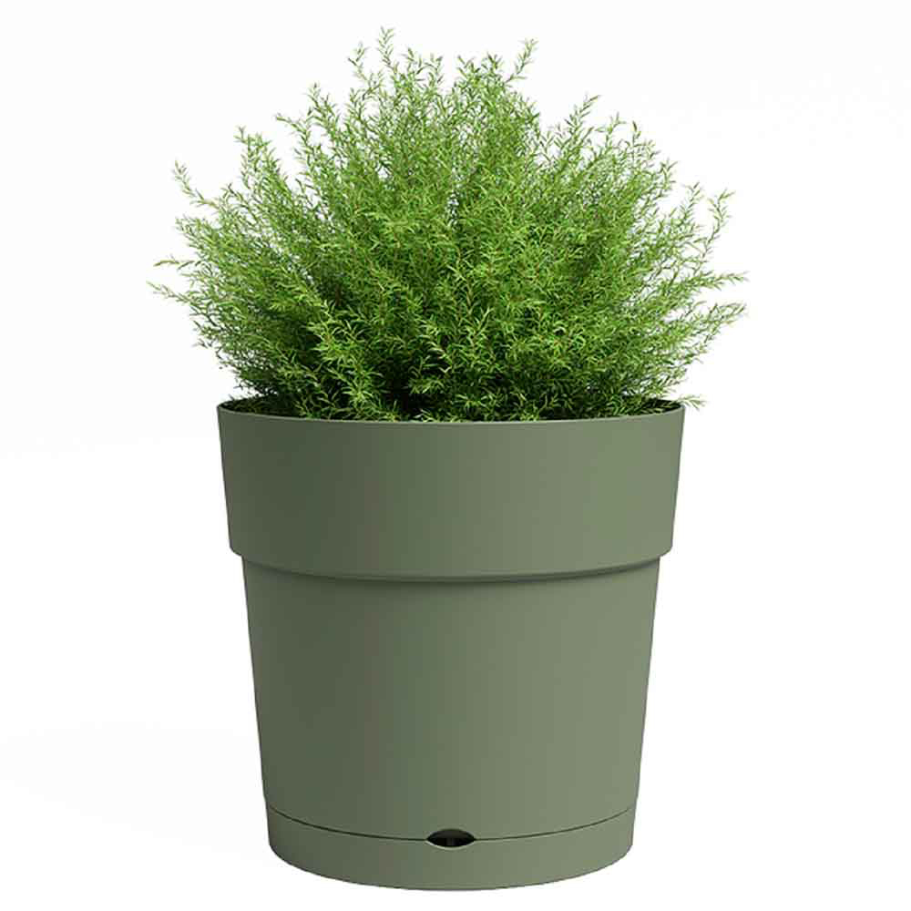 Artevasi Capri Ash Green Wide Pot 40cm Image 3