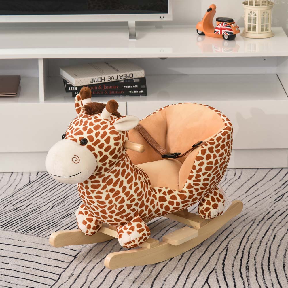 Tommy Toys Rocking Giraffe Baby Ride On Yellow Image 2