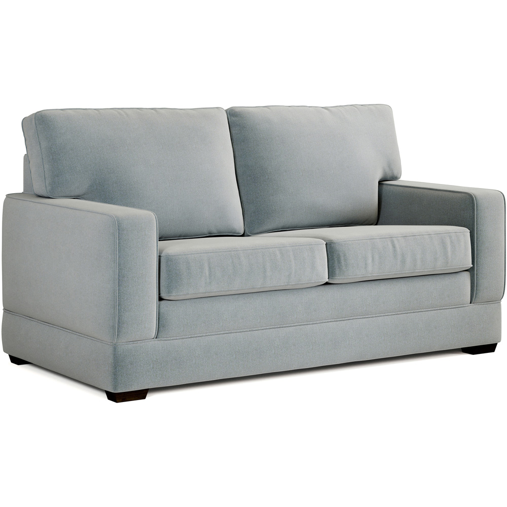 Jay-Be Urban 2 Seater Brushed Twill Sky Sofa Bed with e-Pocket Mattress Image 2