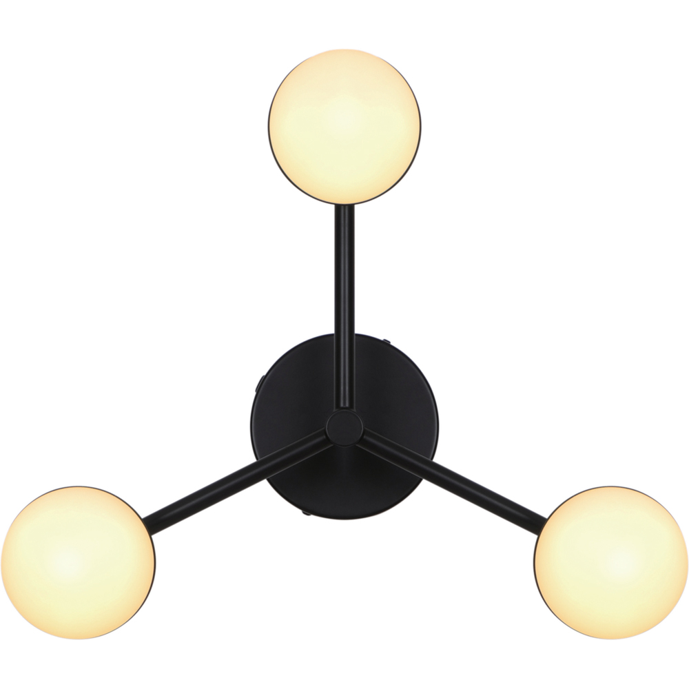 Nordlux Contina 3-Head Black Ceiling Light Image 3