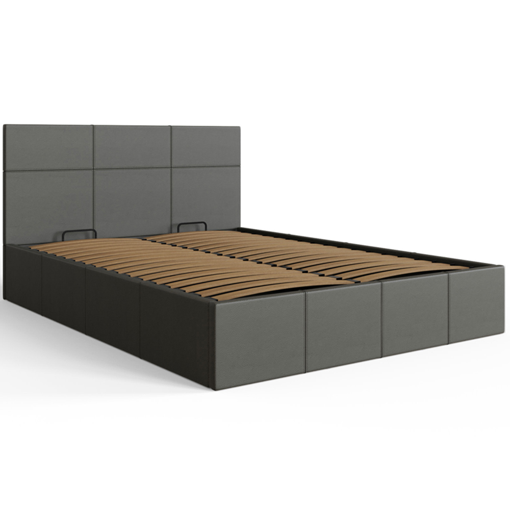GFW King Size Grey End Lift Ottoman Bed Image 3