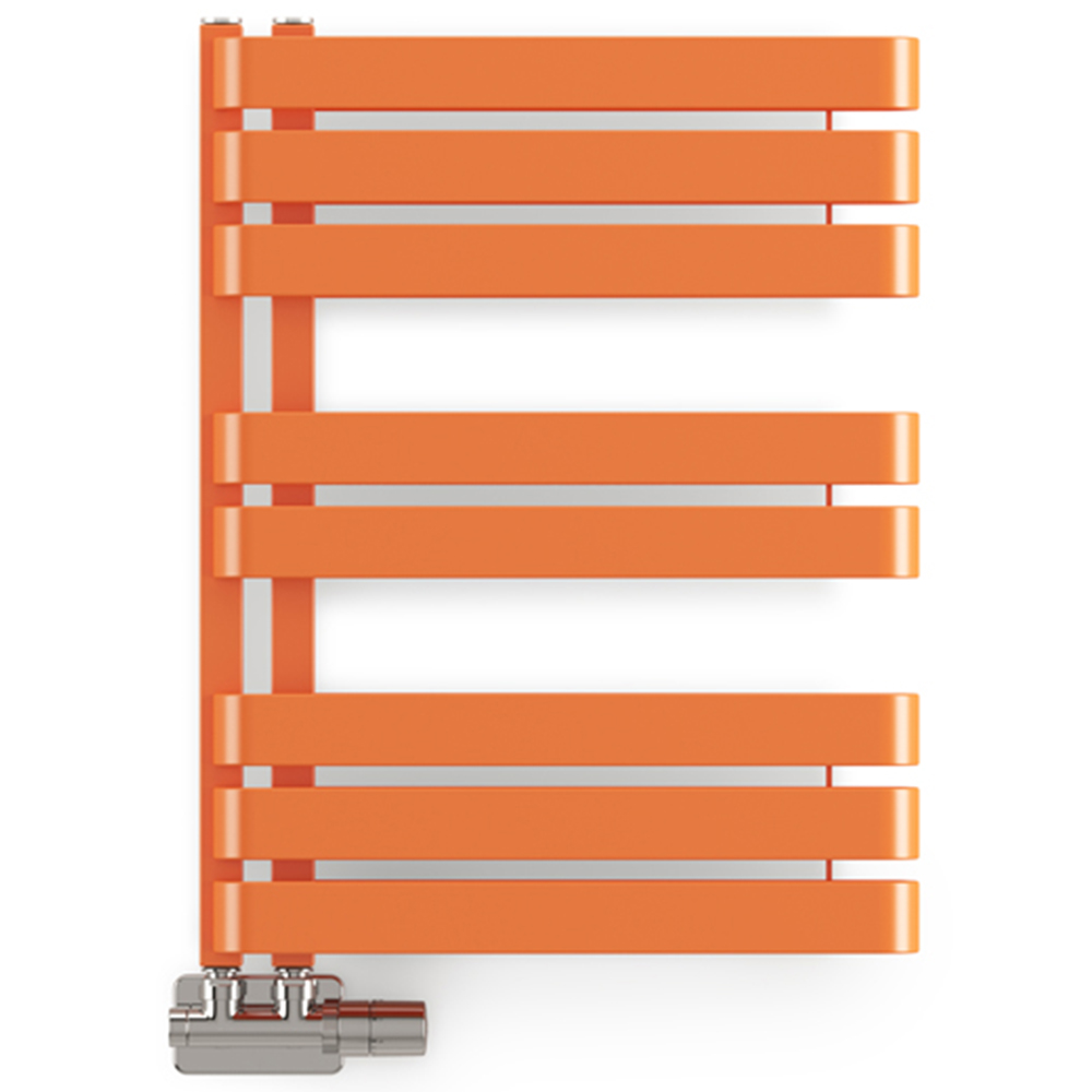 Terma Warp S Matt Orange Heated Towel Rail 1535 BTU 655 x 500mm Image 3