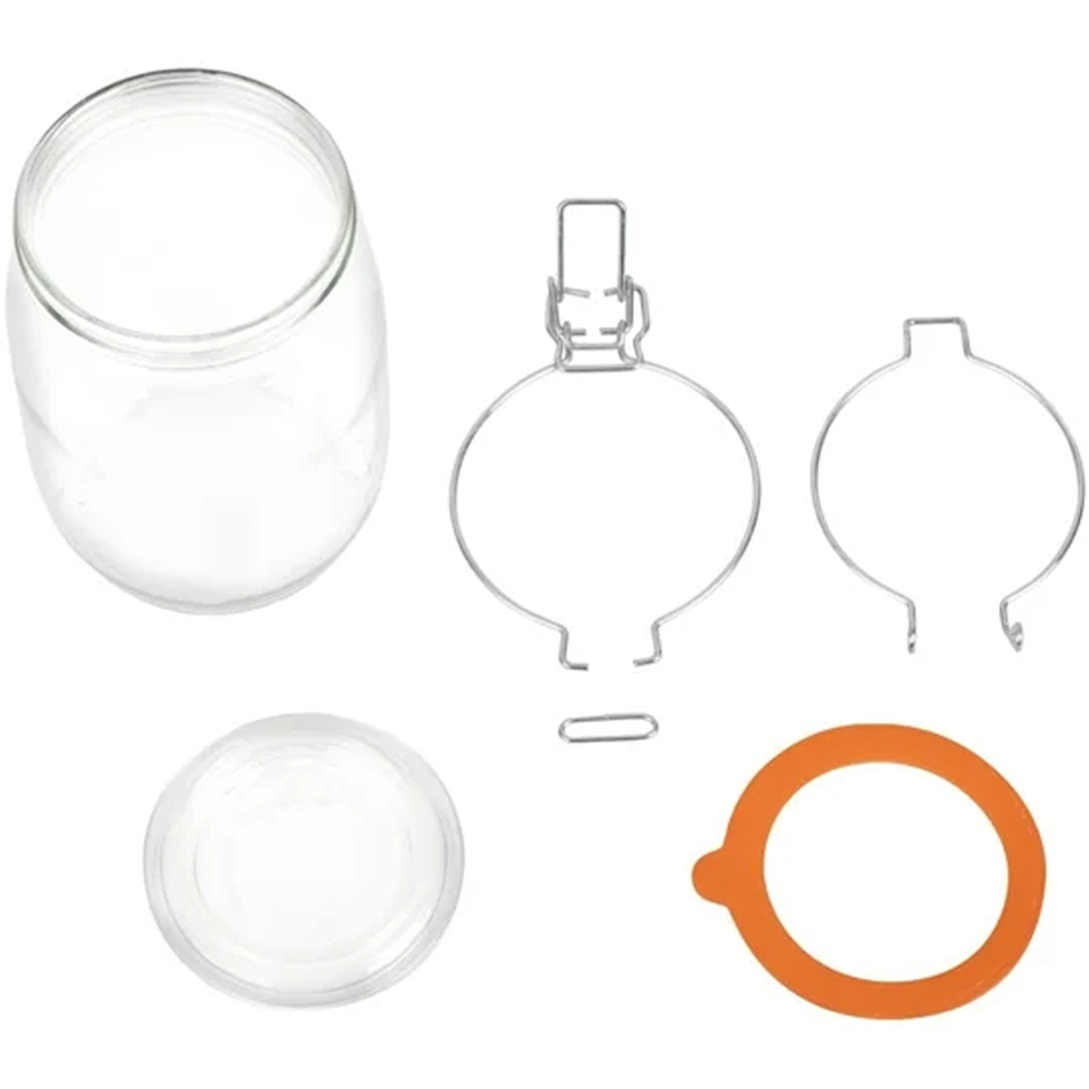 Neo 1000ml Scandi Glass Storage Jar 3 Pack Image 3