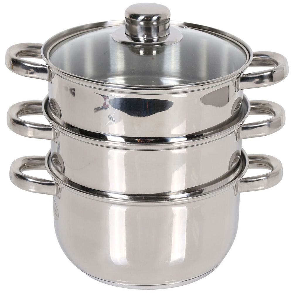 Stainless Steel 3 Tier Steamer Image 1