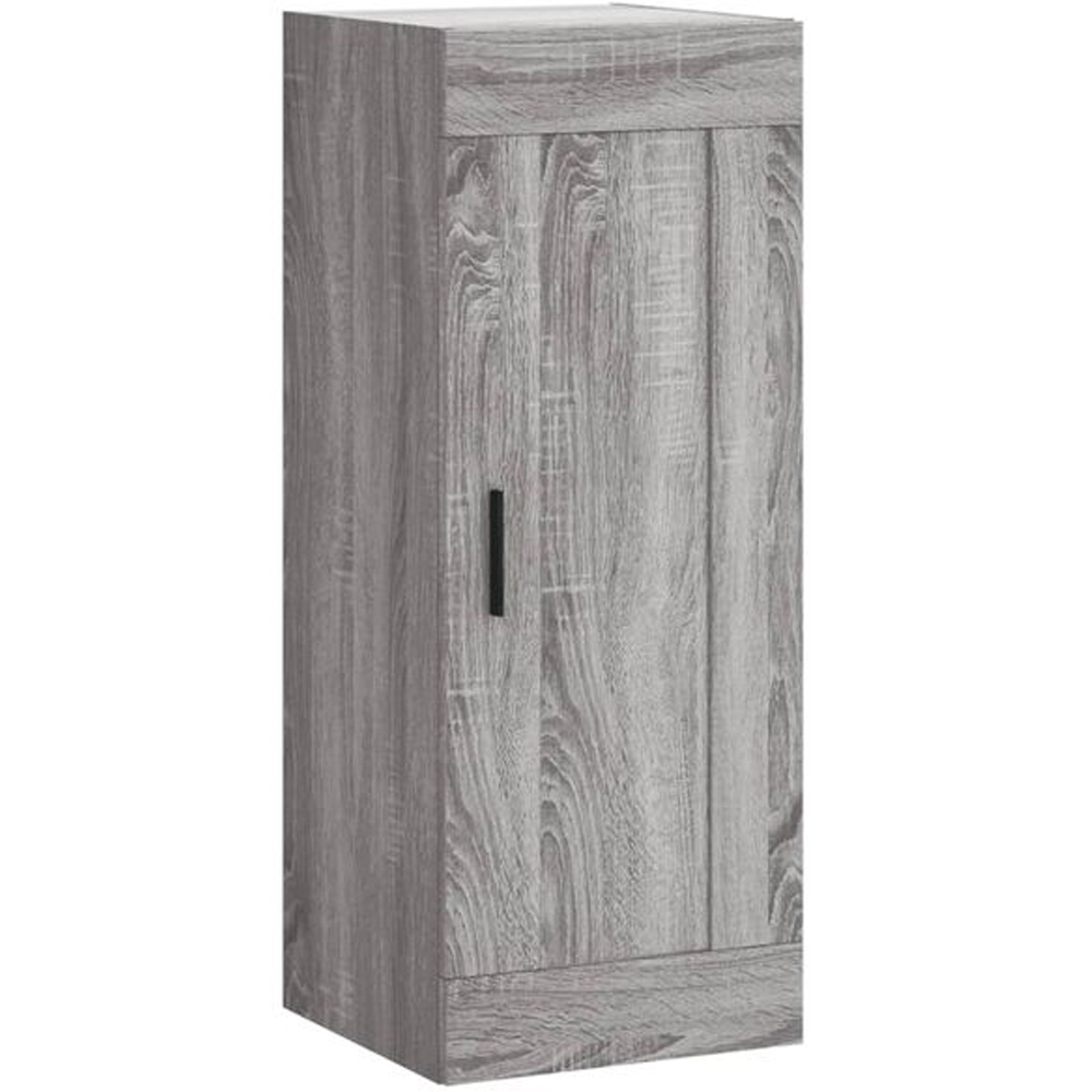 vidaXL Single Door 3 Drawer Grey Sonoma Highboard Image 6
