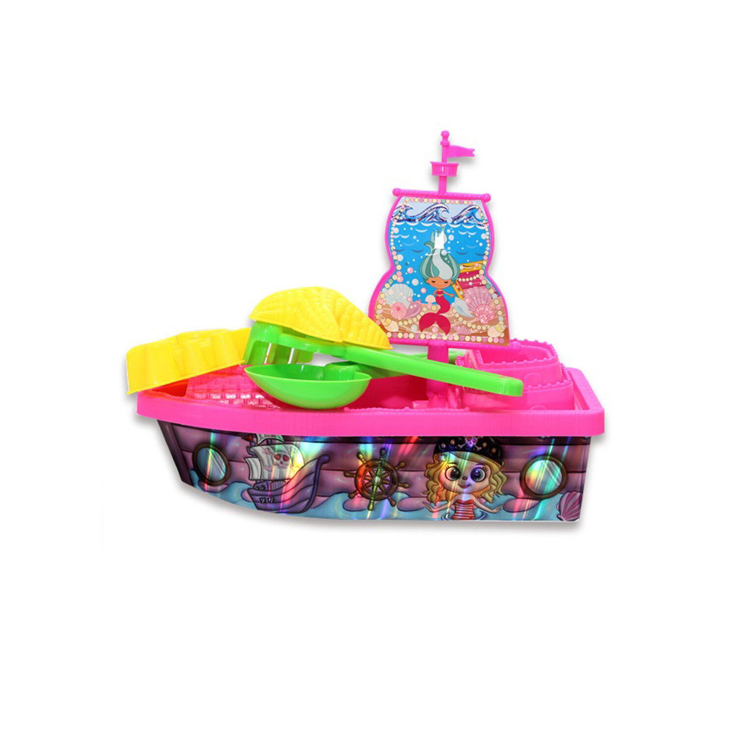 Beach Boat Set - Multicolour Image 1