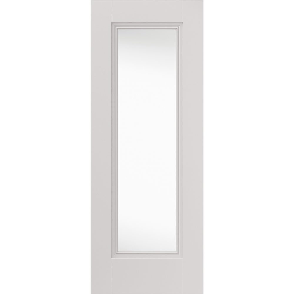 JB Kind Belton White Primed Glazed Internal Door 1981 x 838mm Image 1