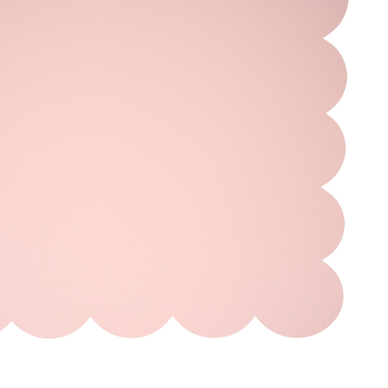 Pack of 4 Scalloped Edge Placemats Pink Image 6