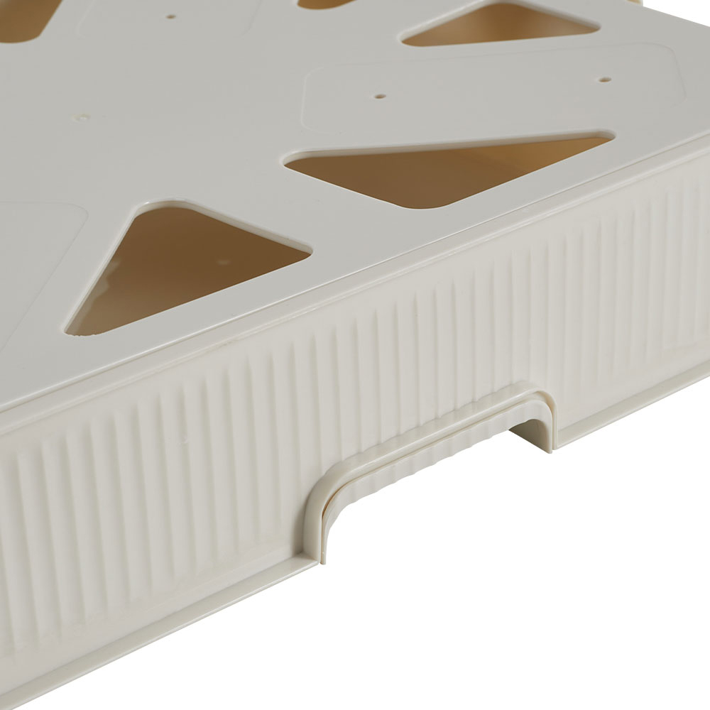 Living and Home White Under Desk Drawer Organiser with Sliding Storage 7.5 x 33 x 44.5cm Image 5
