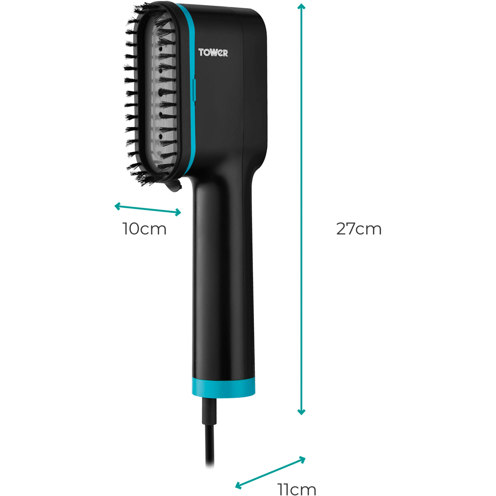 Tower Teal and Black Digital Handheld Garment Steamer Image 9