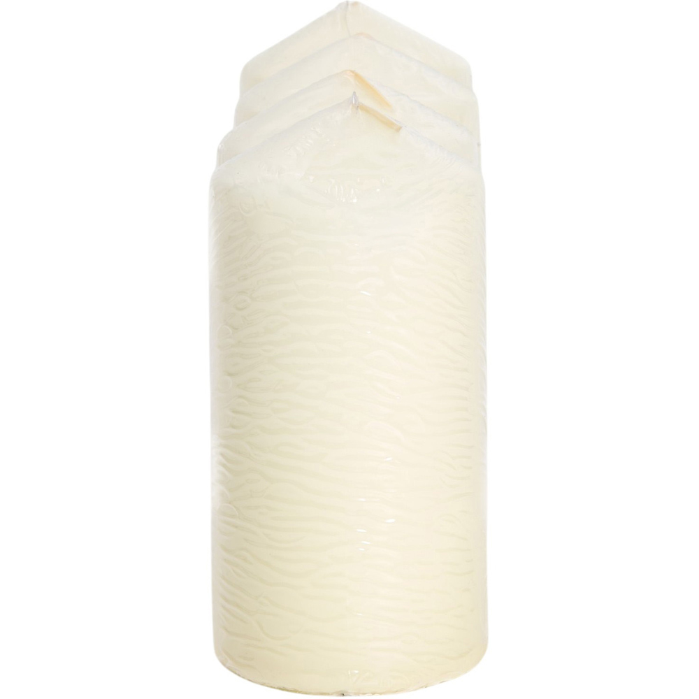 Pack of 4 Church Candles White Image 5