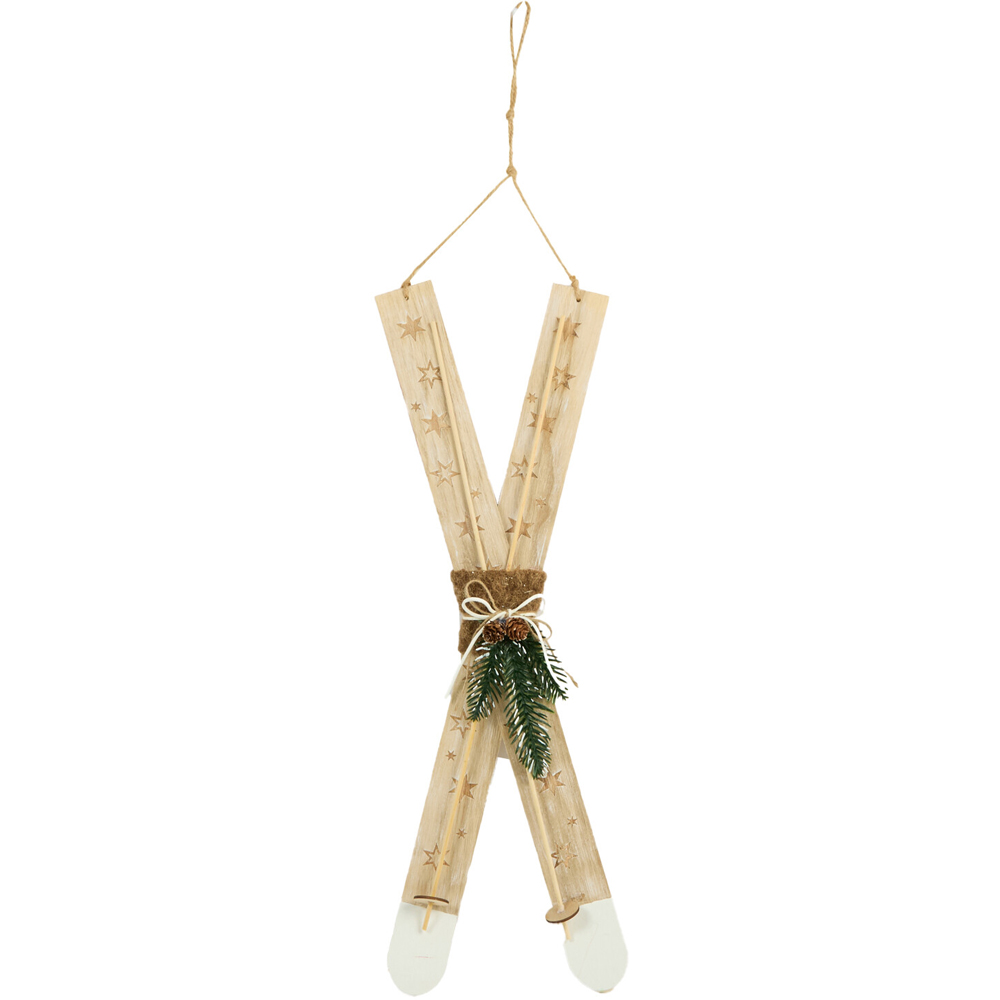 Scandi Ski Hanging Decoration Image 1
